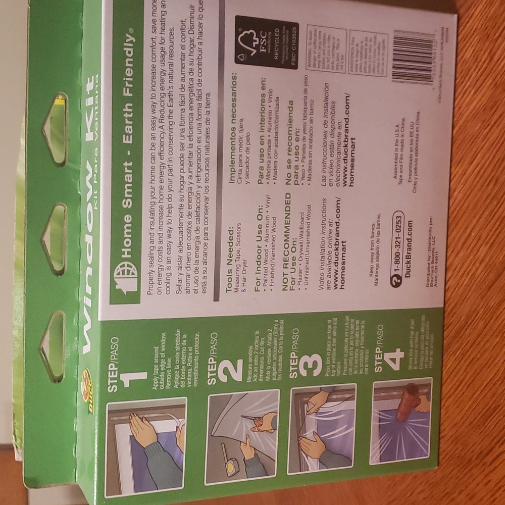 Crystal Clear Insulating Window Kit - Picture 2 of 3
